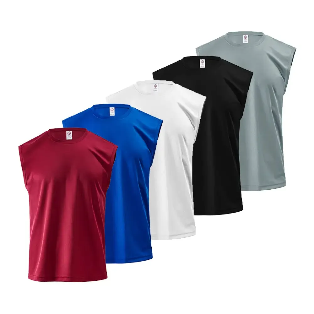 5 Pack Men's Tank Top Sleeveless Shirts