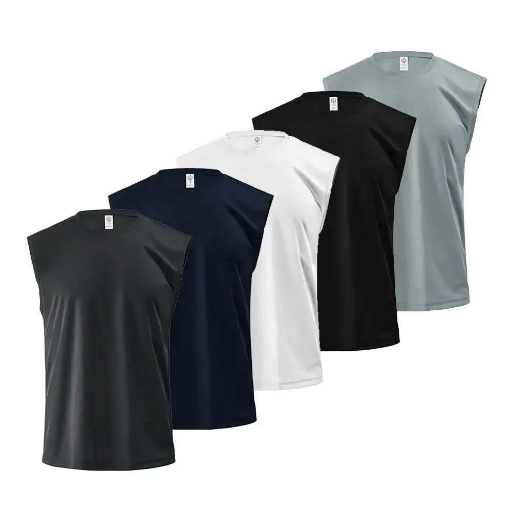 5 Pack Men's Tank Top Sleeveless Shirts