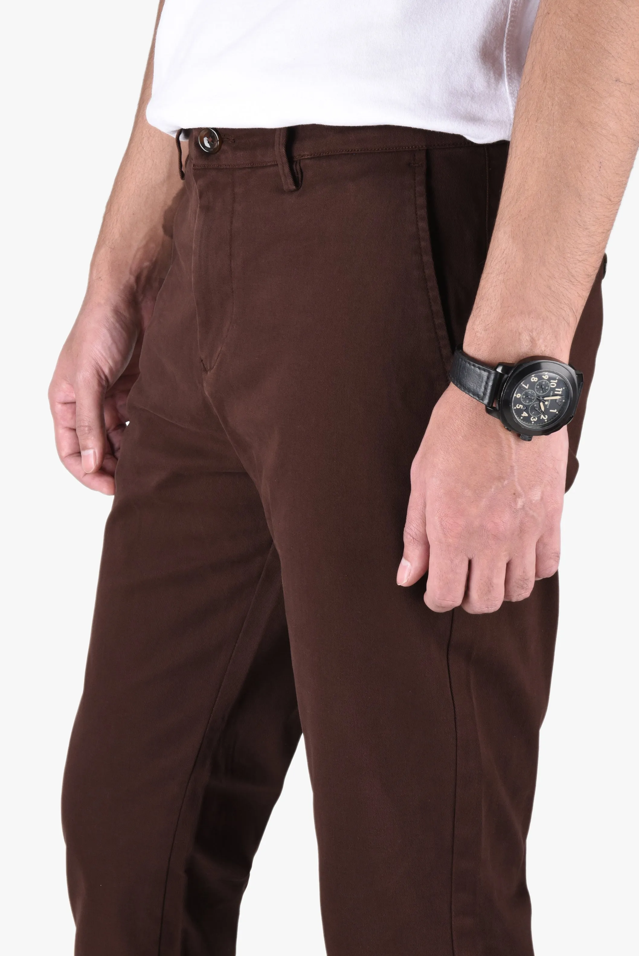 Adolfo Slim Chino Trousers