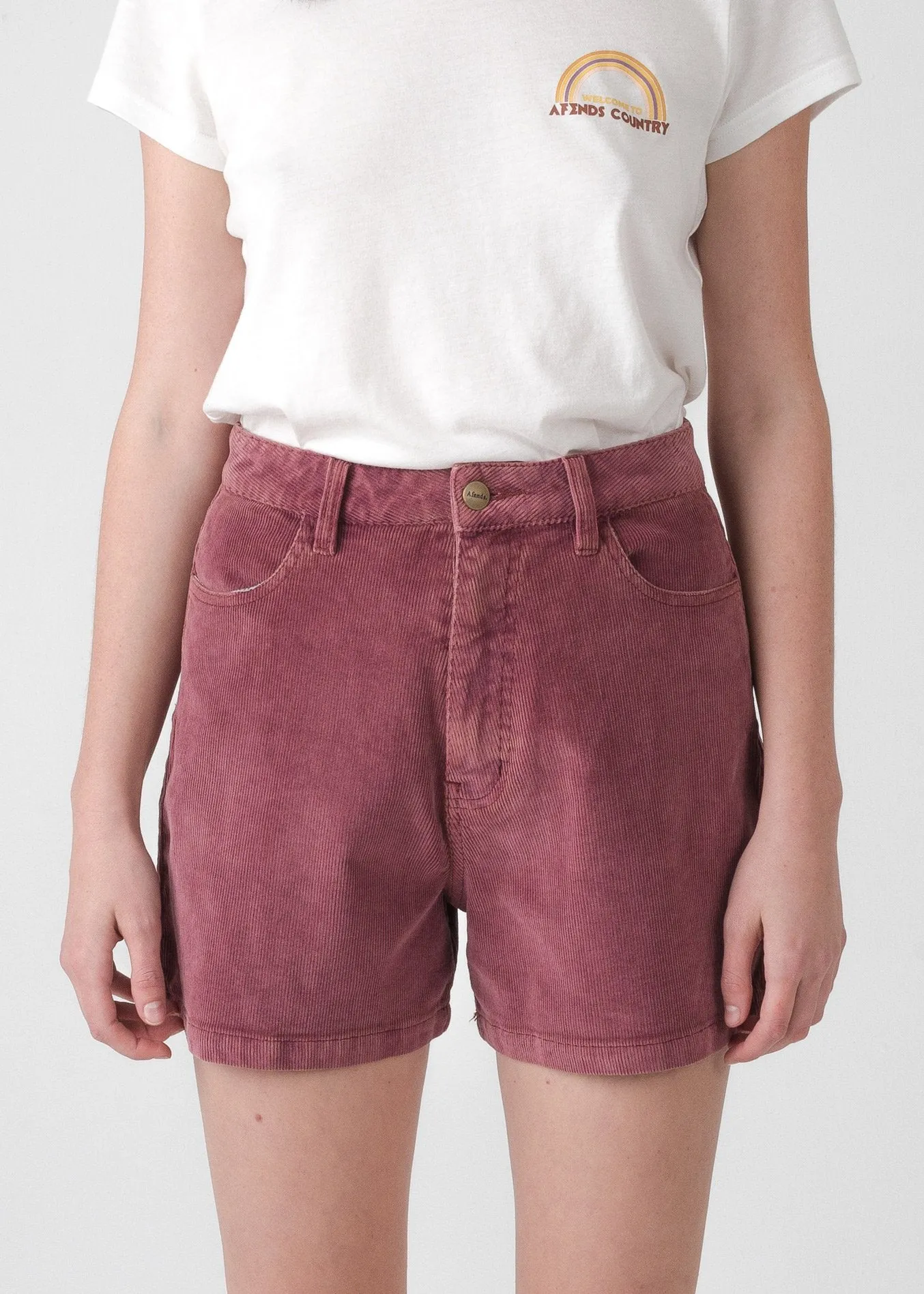 Afends Womens Seventy Threes - Corduroy Short