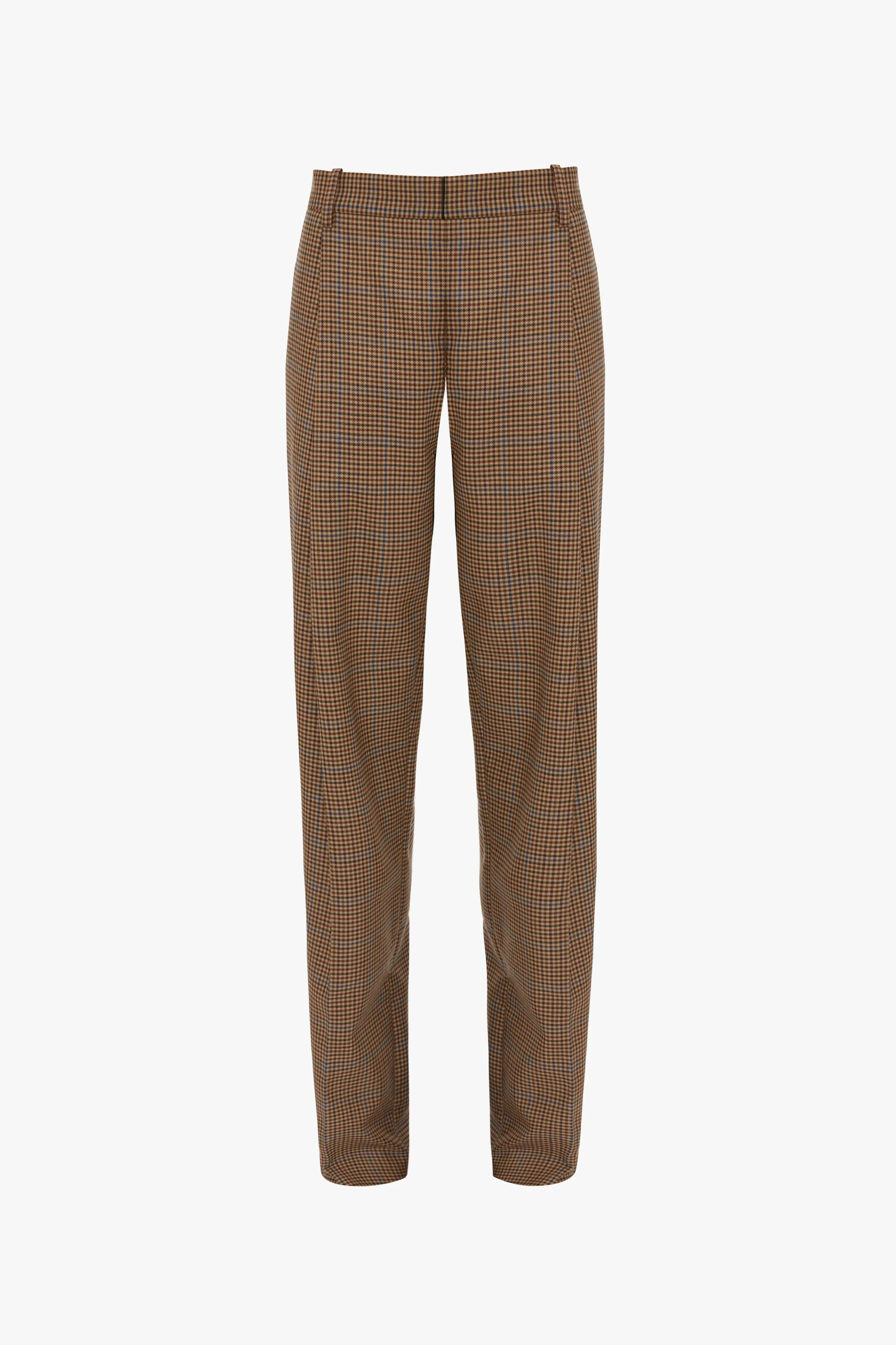 Asymmetric Chino Trouser In Tobacco