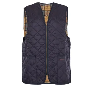 Barbour Navy Quilted Waistcoat/ZIP-IN Liner