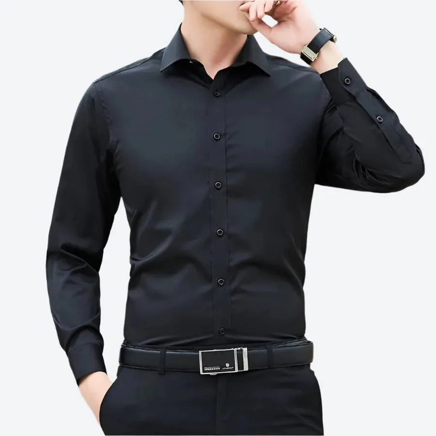 Classic Long-Sleeve Button-Up Shirts