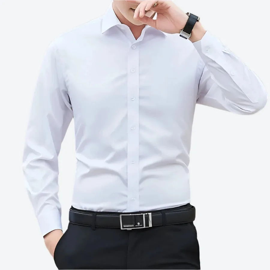 Classic Long-Sleeve Button-Up Shirts