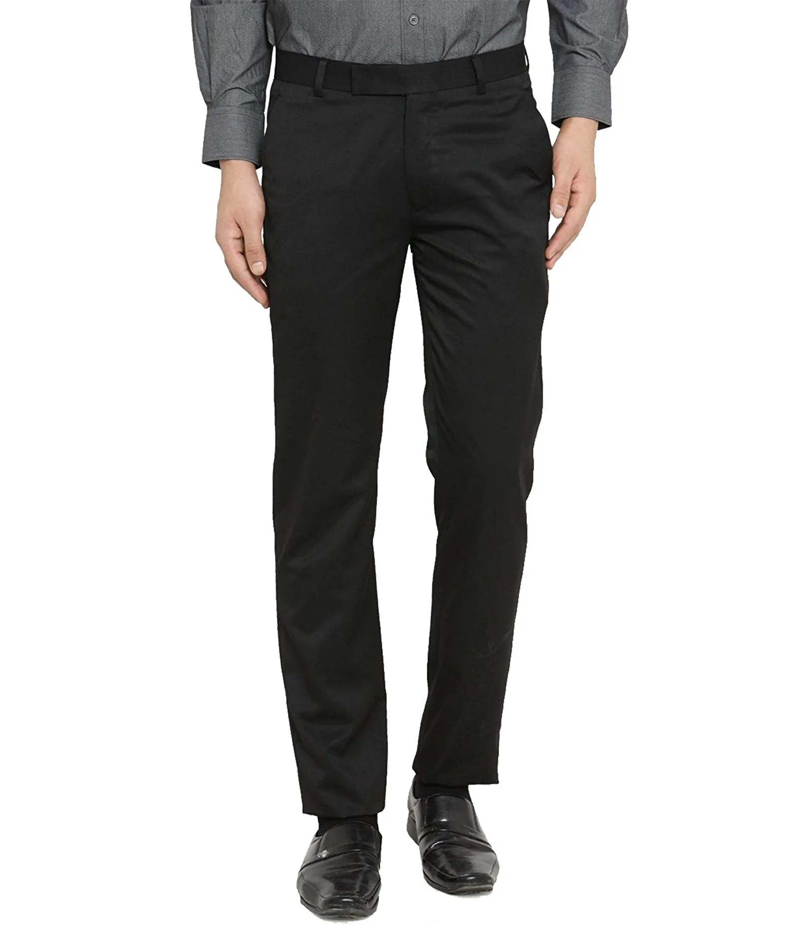 Cliths Black Formal Trouser For Mens Slim Fit/Black Pant For Mens Formal