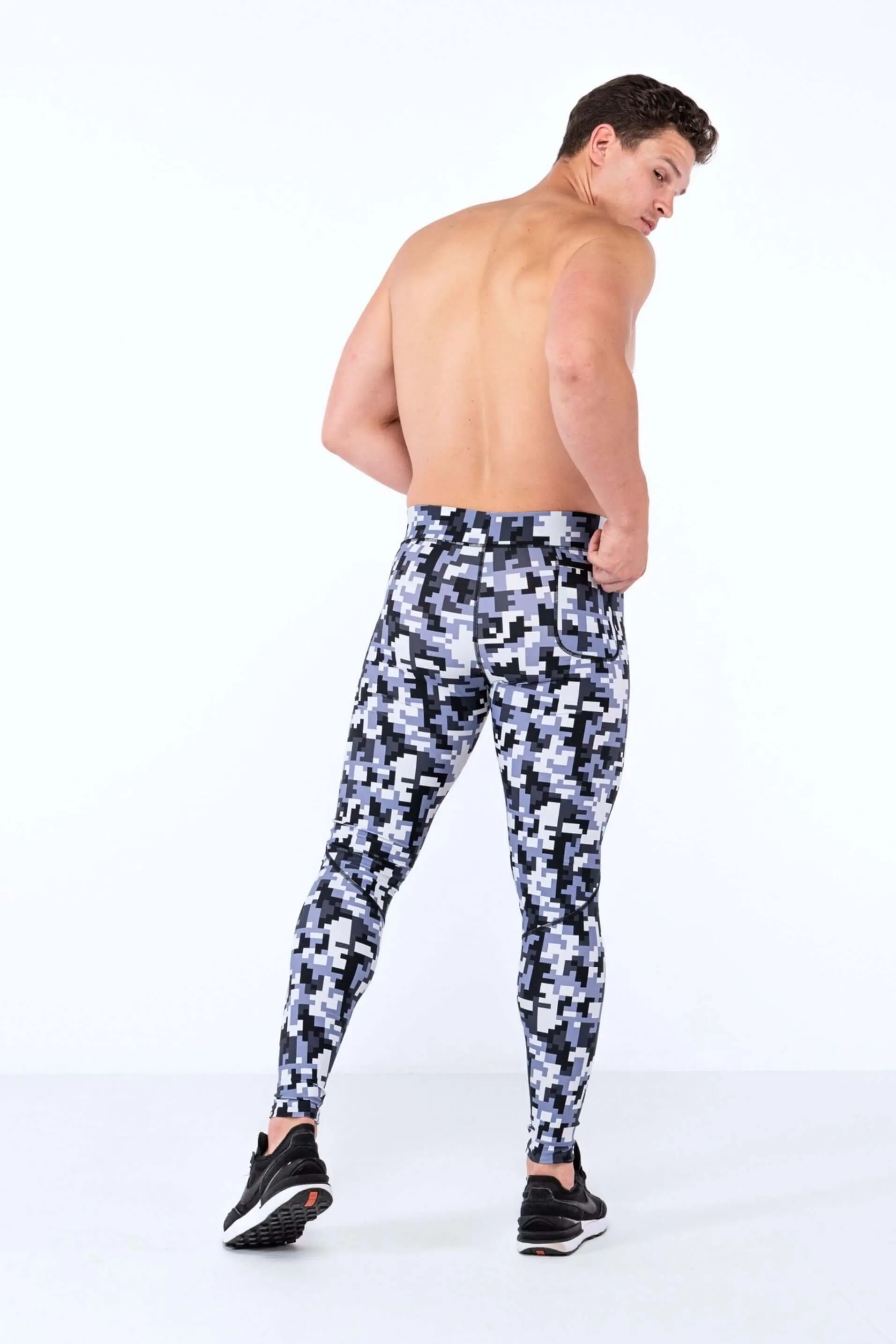 Cyber Camo Meggings with Removable Crotch Pad