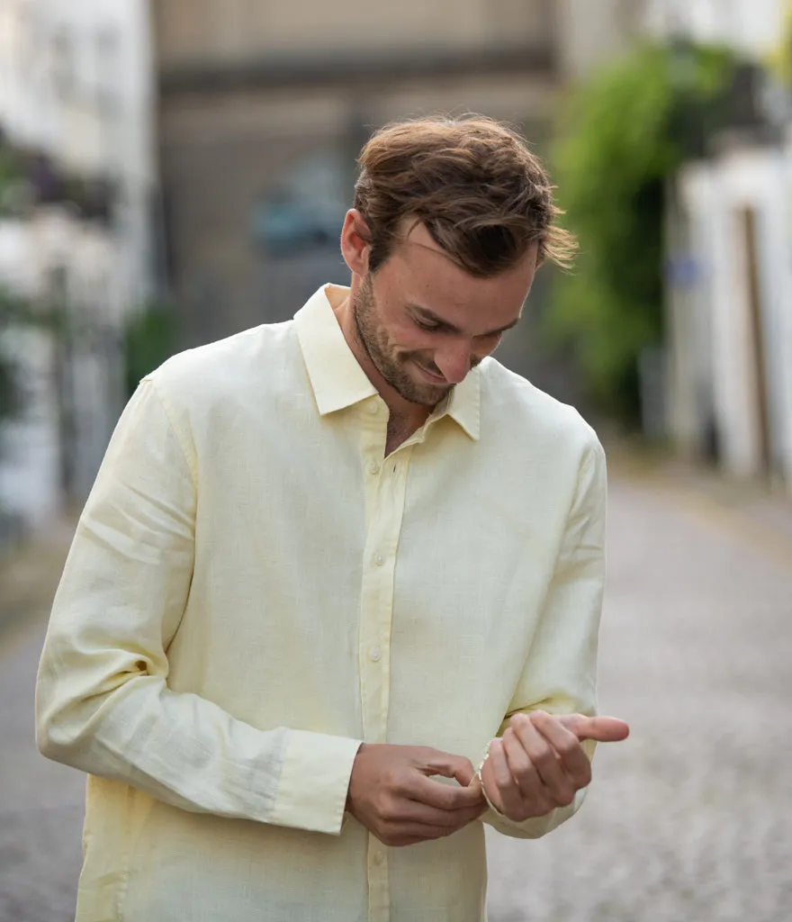 Dawn Yellow Hemp Shirt