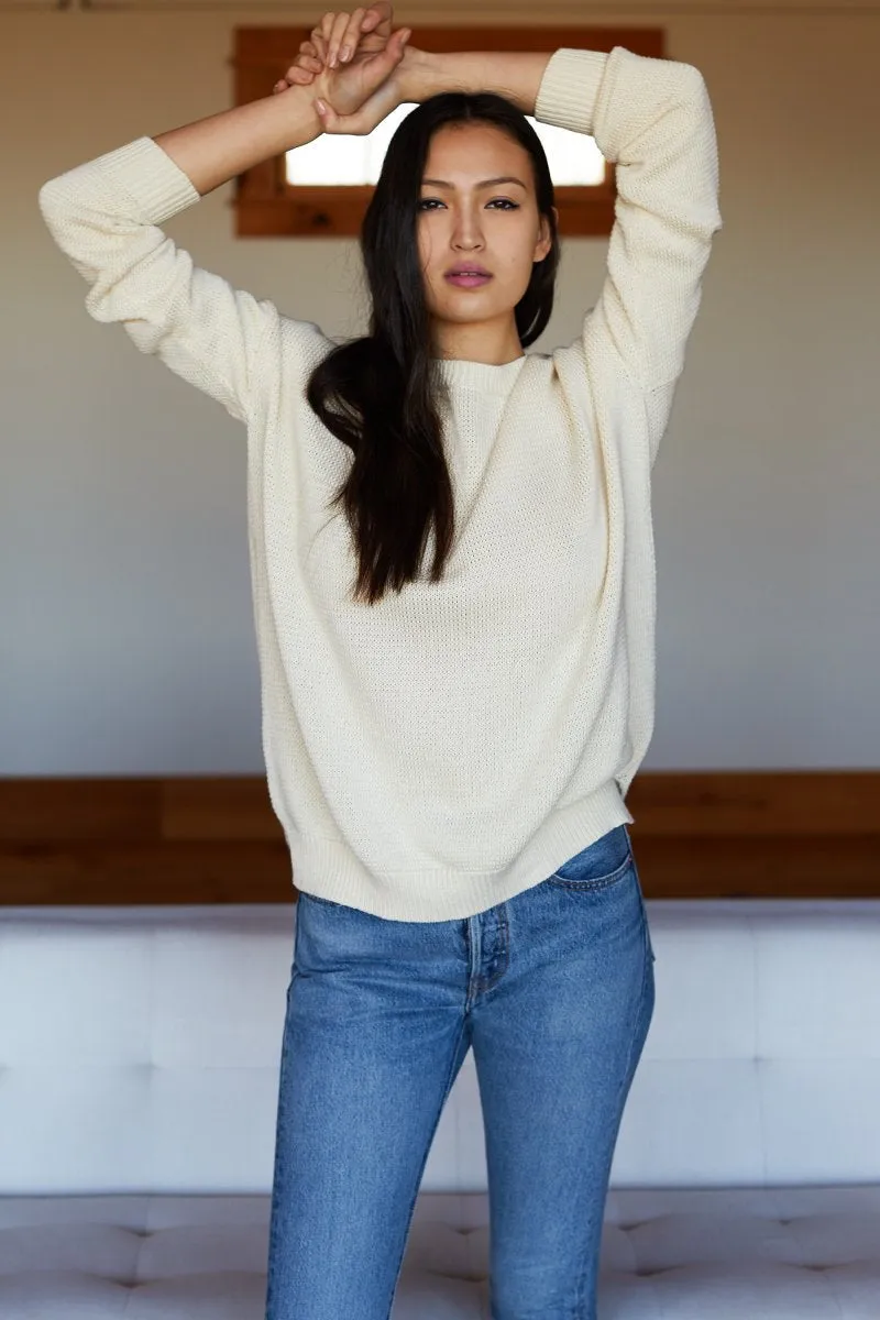 Emerson Fry Carolyn Sweater Ivory