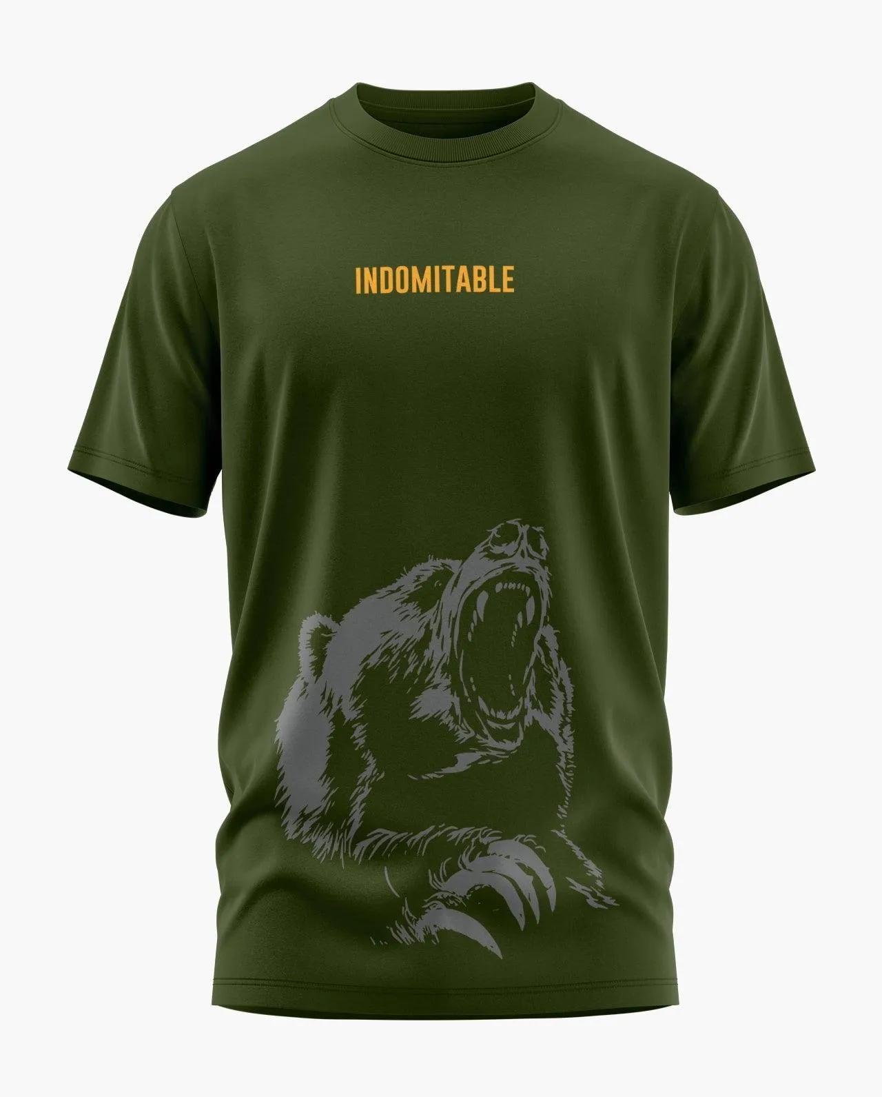 Indomitable Bear Signature LuxeSoft Cotton T-Shirt