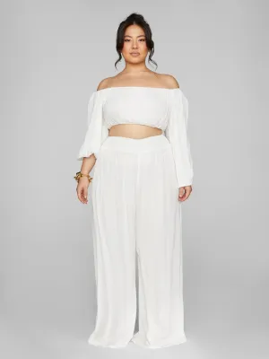 Ingrid Gauze Wide Leg Pants