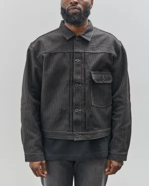 Kapital Century Denim No 9 1St Jkt, Black Century Denim