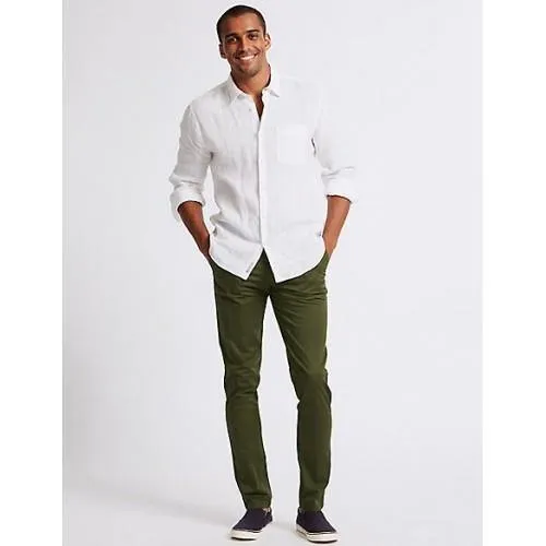 M&S Men Cotton Pant Chino T17/6601M