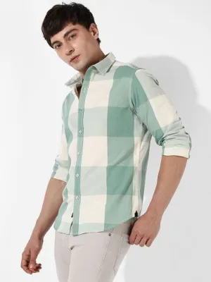 Mens Cotton Check Multi Color Shirt