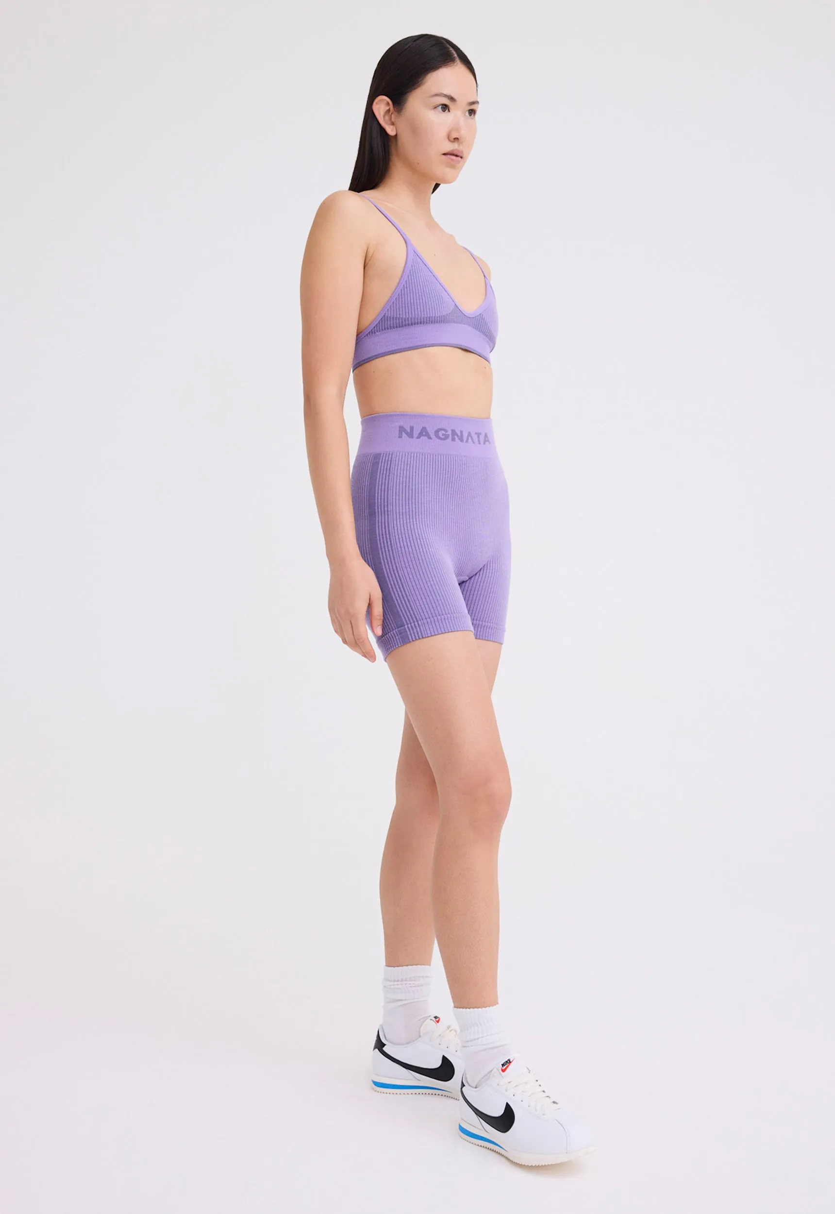 NAGNATA Ballet Wool Mini Short - Iris Purple