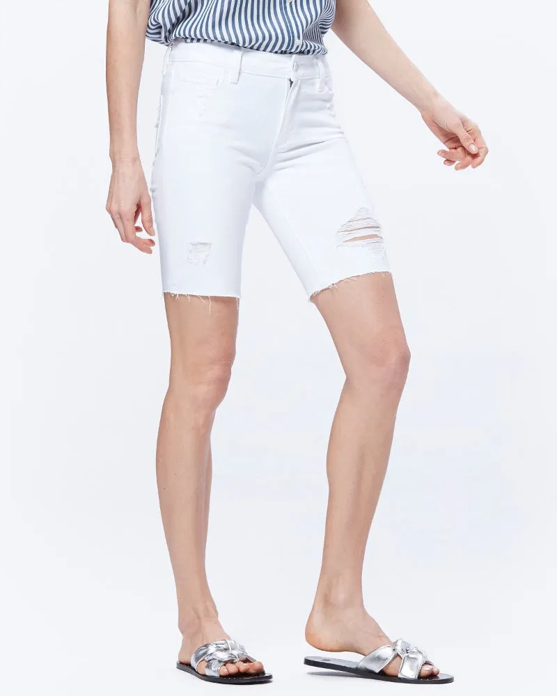 Paige Premium Denim - Jax Cut Off Short Bright White Destructed