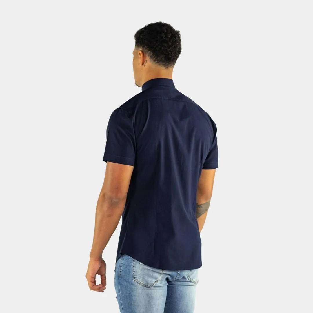 Performance Bamboo Short Sleeve Shirt - Navy