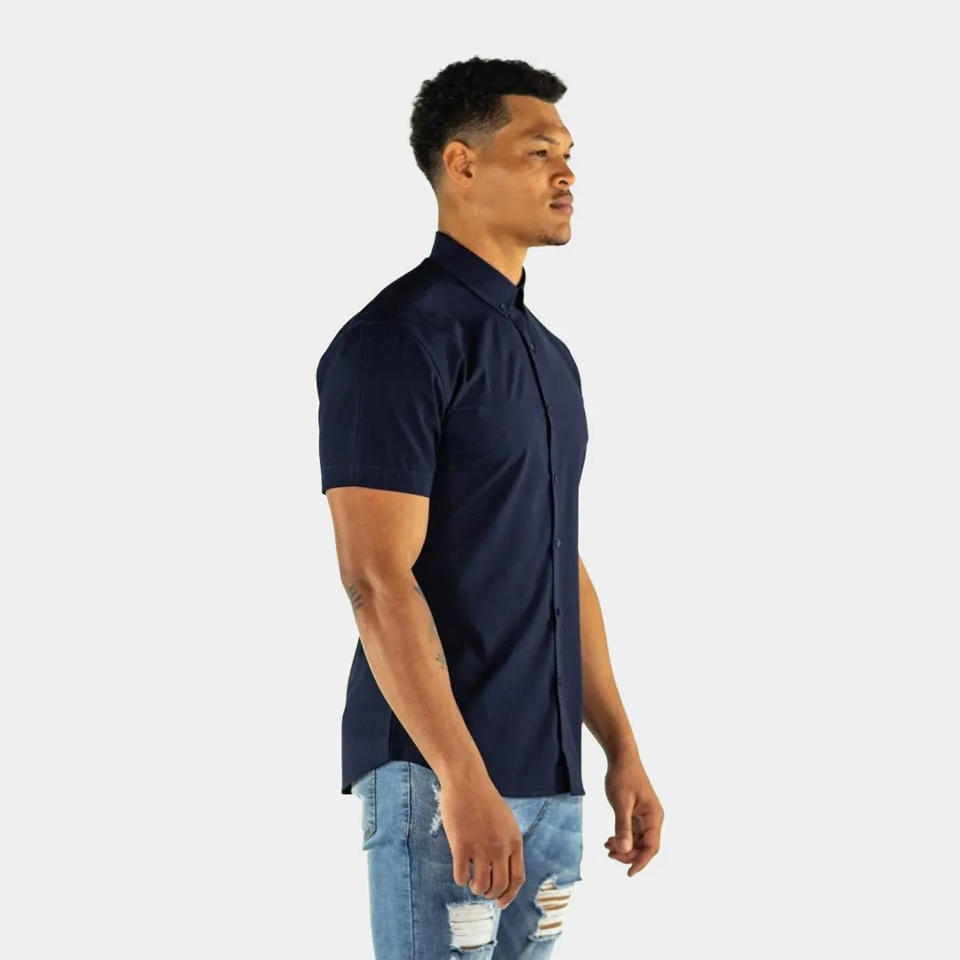 Performance Bamboo Short Sleeve Shirt - Navy