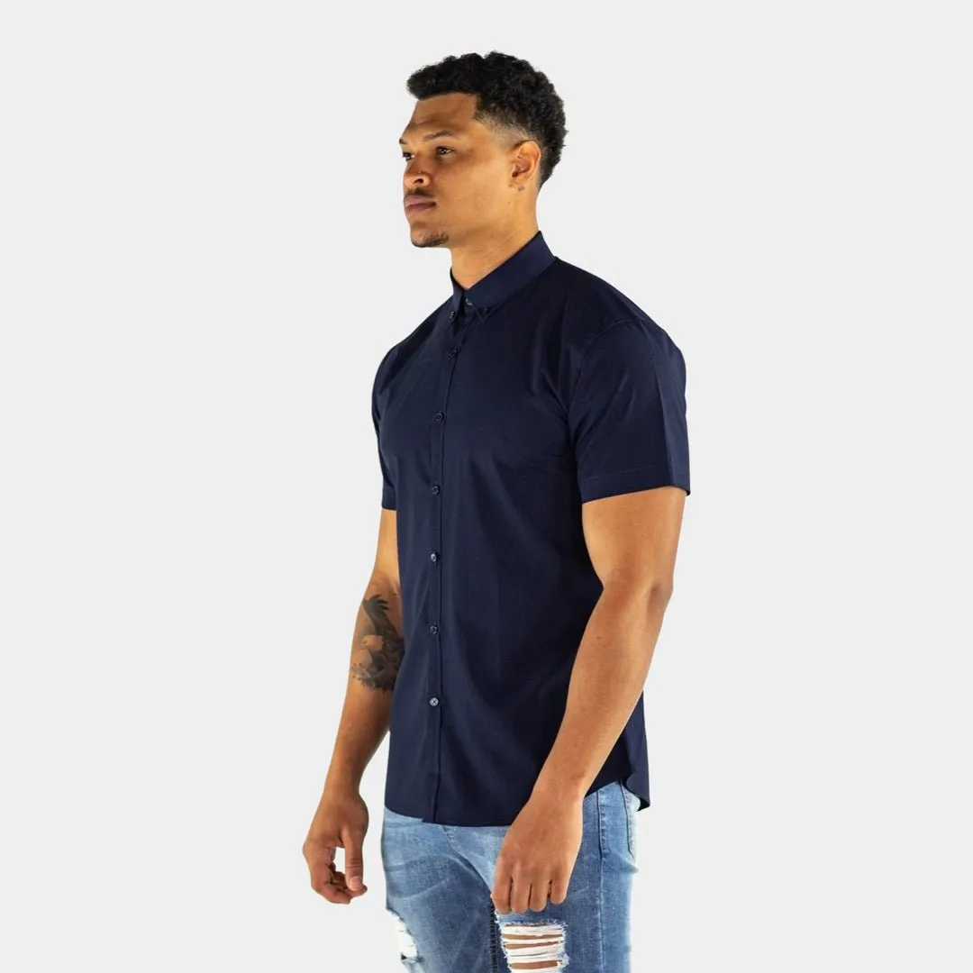 Performance Bamboo Short Sleeve Shirt - Navy