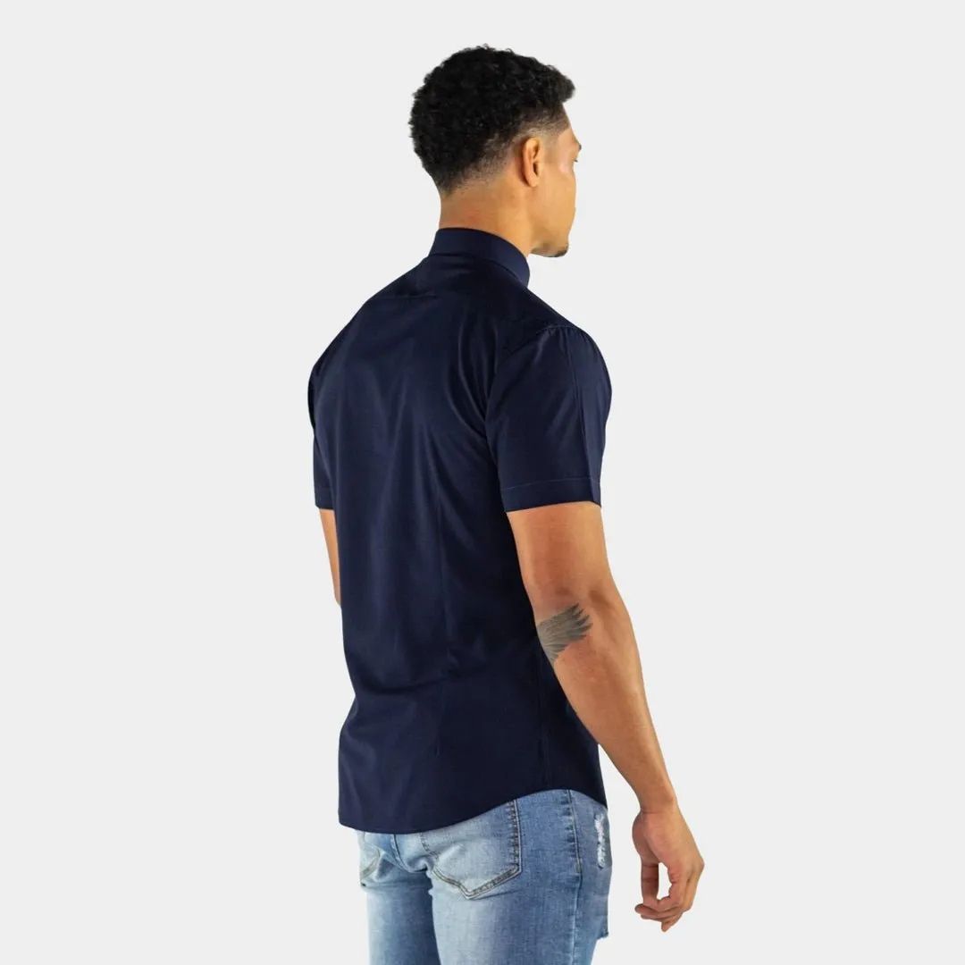 Performance Bamboo Short Sleeve Shirt - Navy