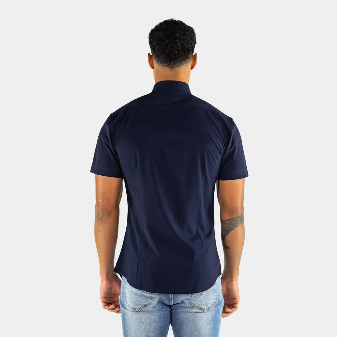 Performance Bamboo Short Sleeve Shirt - Navy