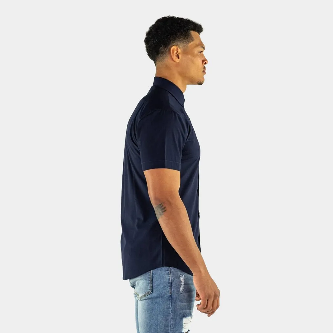 Performance Bamboo Short Sleeve Shirt - Navy