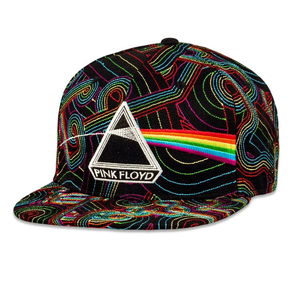 Pink Floyd DSOTM V2 Black Rainbow Fitted Hat