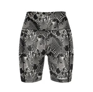 "Zoe zebra" fitted shorts