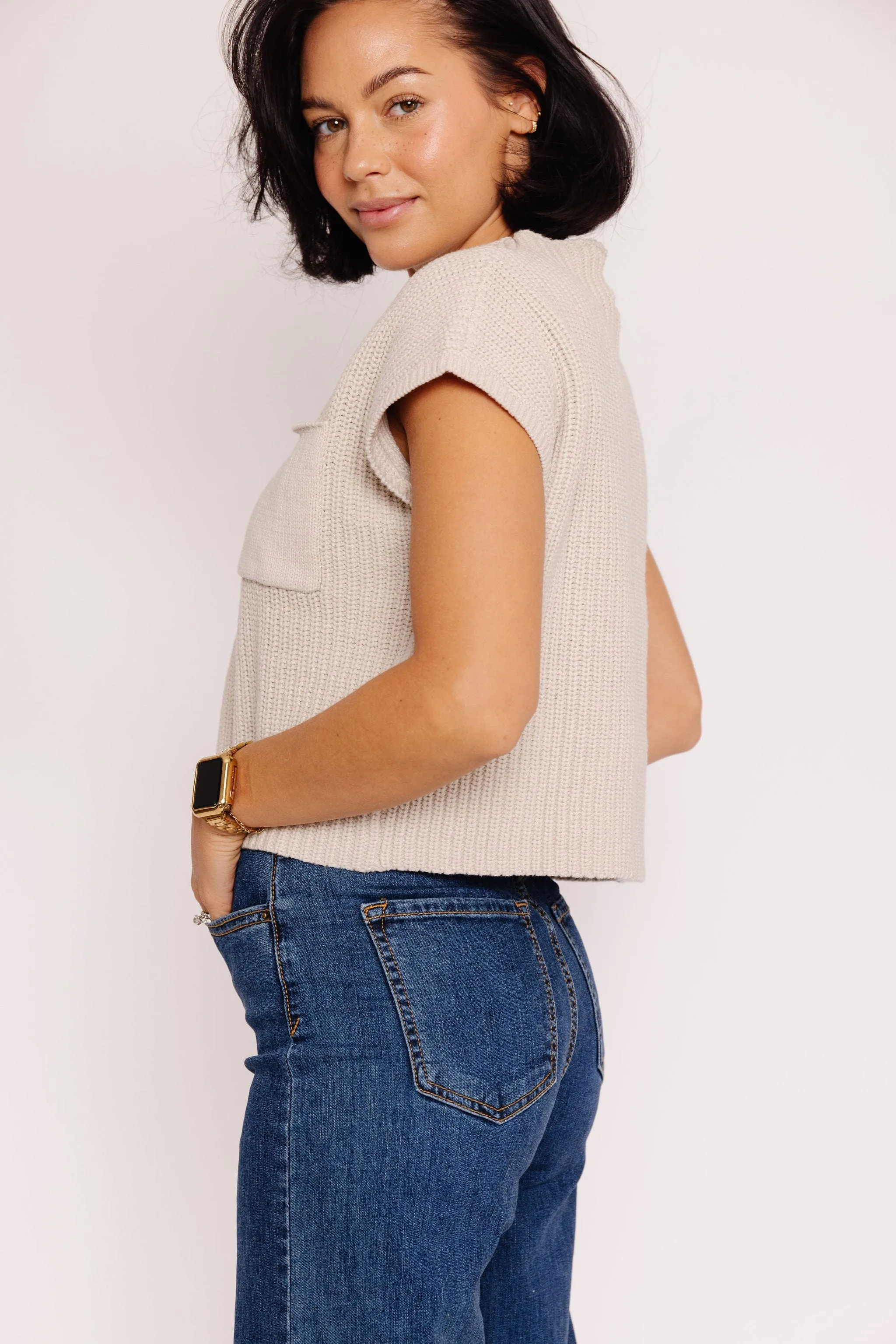 Reis Sweater in Stone