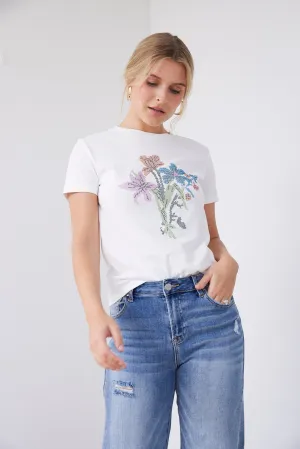 SALE - Belle Flower Graphic Tee