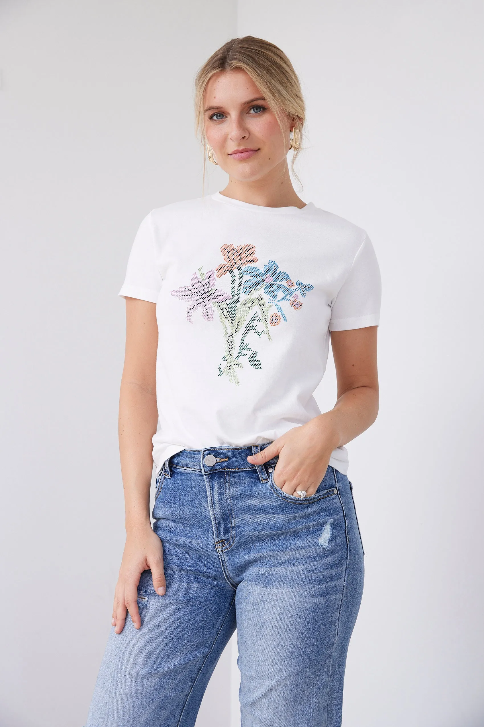 SALE - Belle Flower Graphic Tee