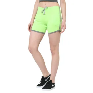 Vimal Jonney Green Color Shorts For Women