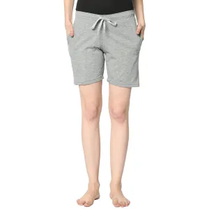 Vimal Jonney Silver Shorts For Women's