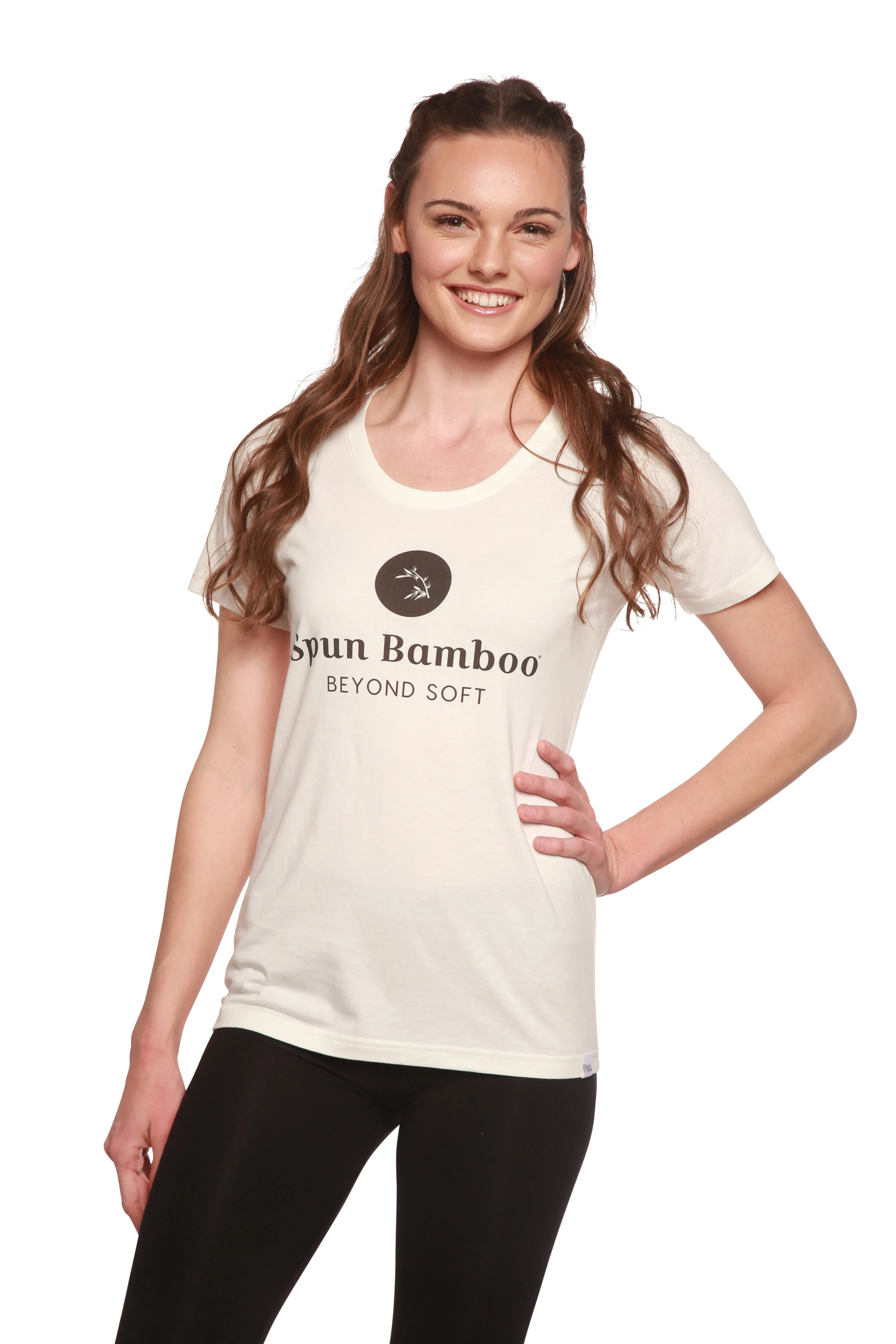 Women's Spun Bamboo Logo Bamboo Viscose/Organic Cotton T-Shirt