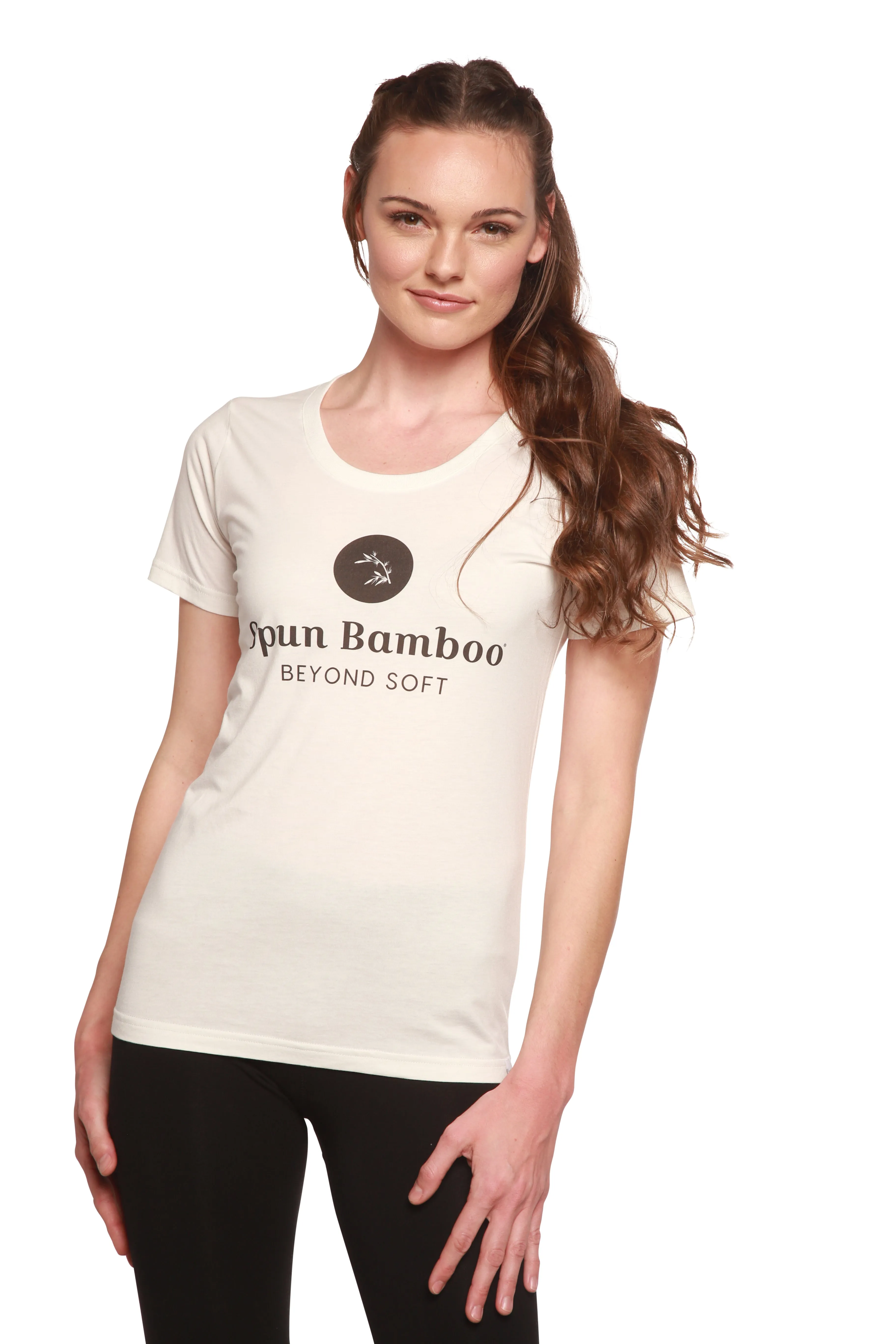 Women's Spun Bamboo Logo Bamboo Viscose/Organic Cotton T-Shirt